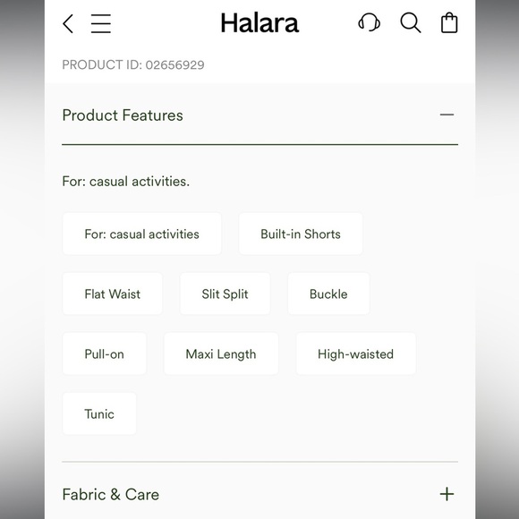 [Halara] NWT Waisted Decorative Buckle Split 2-in-1 Maxi
Casual Skirt - Picture 7 of 12